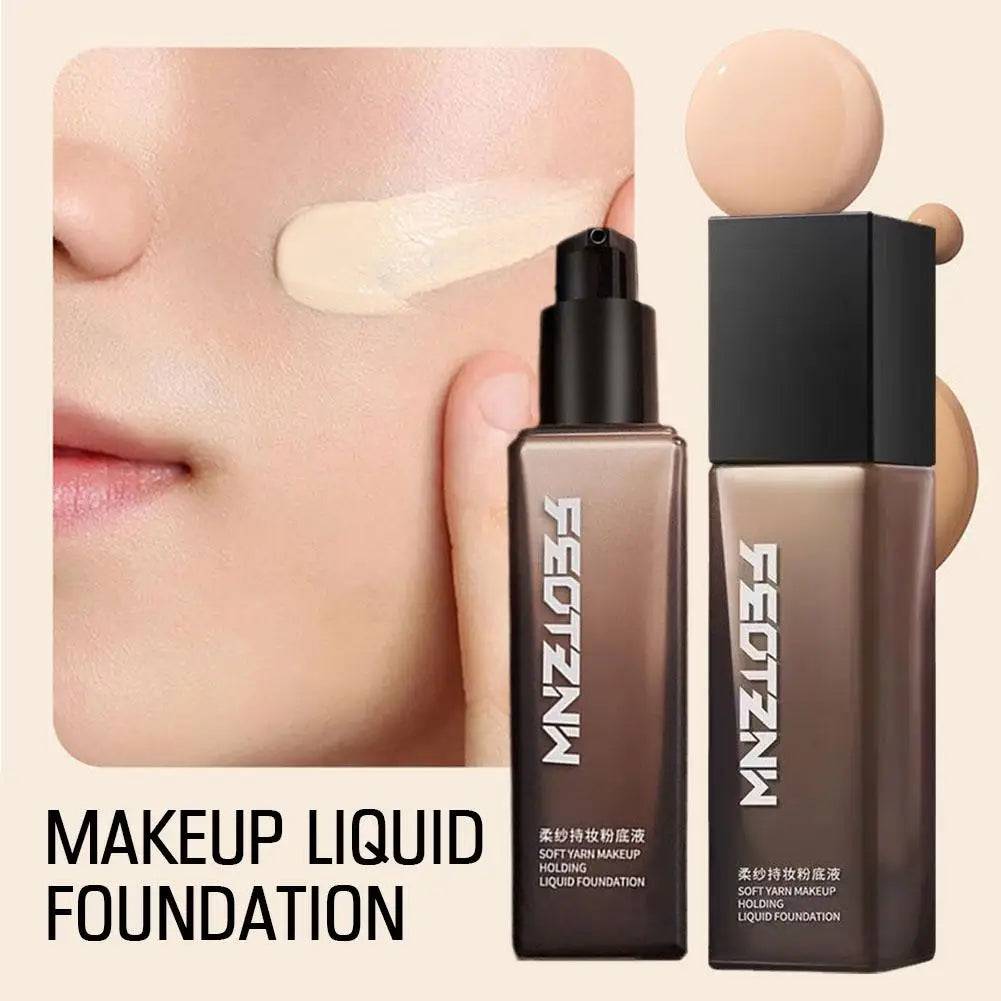 30g Liquid Foundation – Full Coverage, Waterproof & Hydrating Makeup for Natural White Longwear Face Concealer Care