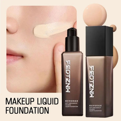 30g Liquid Foundation – Full Coverage, Waterproof & Hydrating Makeup for Natural White Longwear Face Concealer Care