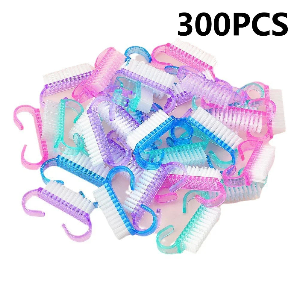 Nail Art Cleaning Brush - Soft Plastic Dust Removal Brush for Manicure Care