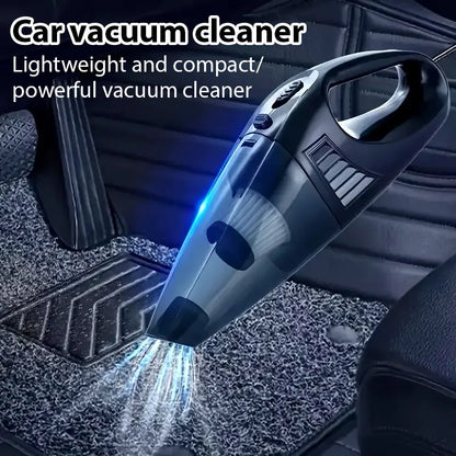 Wireless & Wired Handheld Car Vacuum Cleaner – Dual-Purpose Cleaner for Home and Car, 3M Cigarette Lighter Power Cord