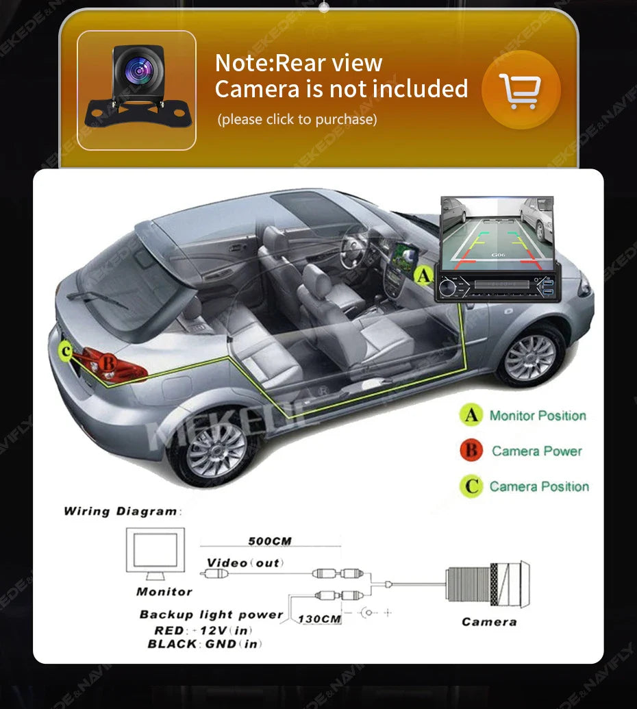 Carplay Android Auto 1 Din MP5 Player - 7 Inch Retractable Touch Screen, FM Radio, Mirror Link, Manual & Automatic Car Player
