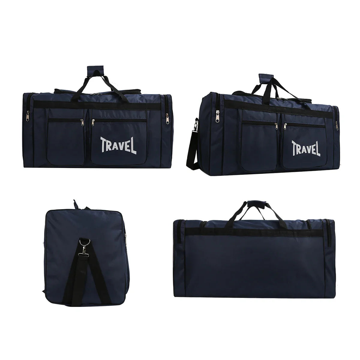 Foldable Travel Bag Y36A – Large Capacity Waterproof Business & Sports Duffel, Wear-Resistant Portable Handbag