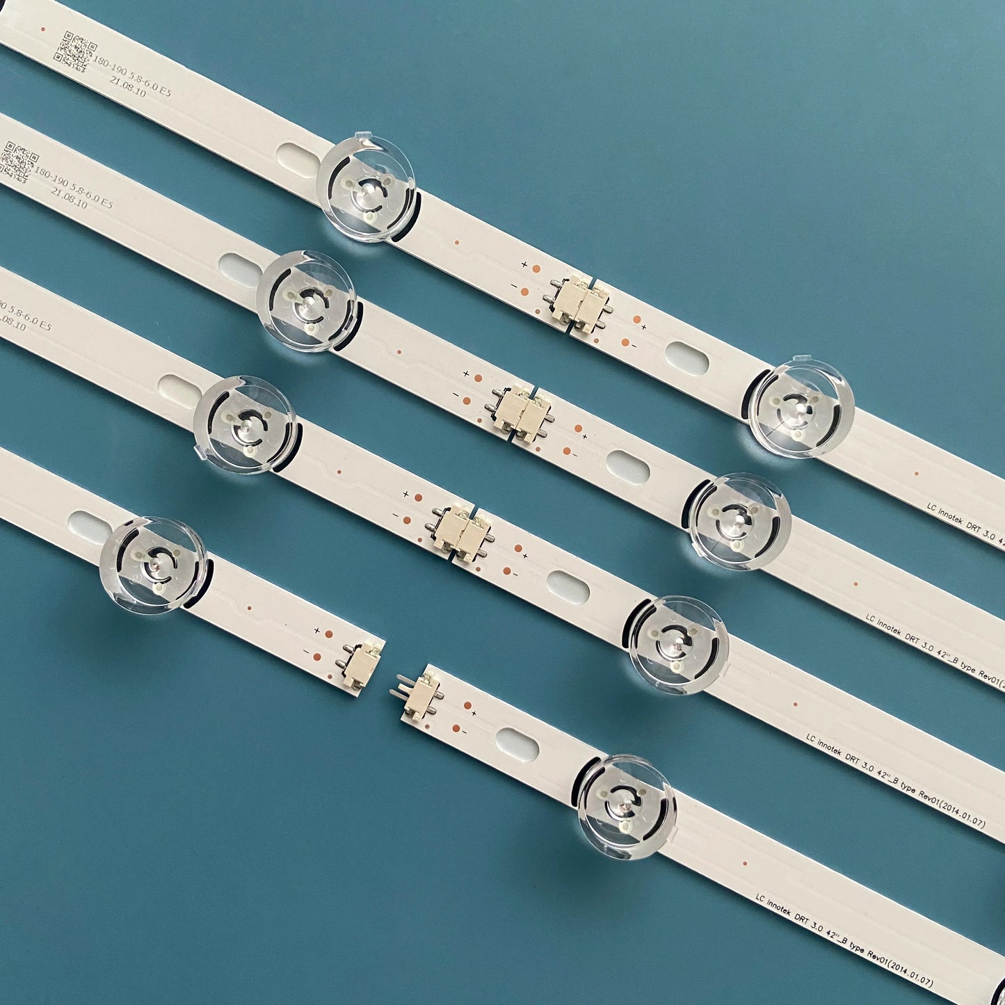 8PCS LED Backlight Strip Bars - Replacement TV Backlight Kit for LG 42 Inch LC420DUE LC420DUH Series Screens