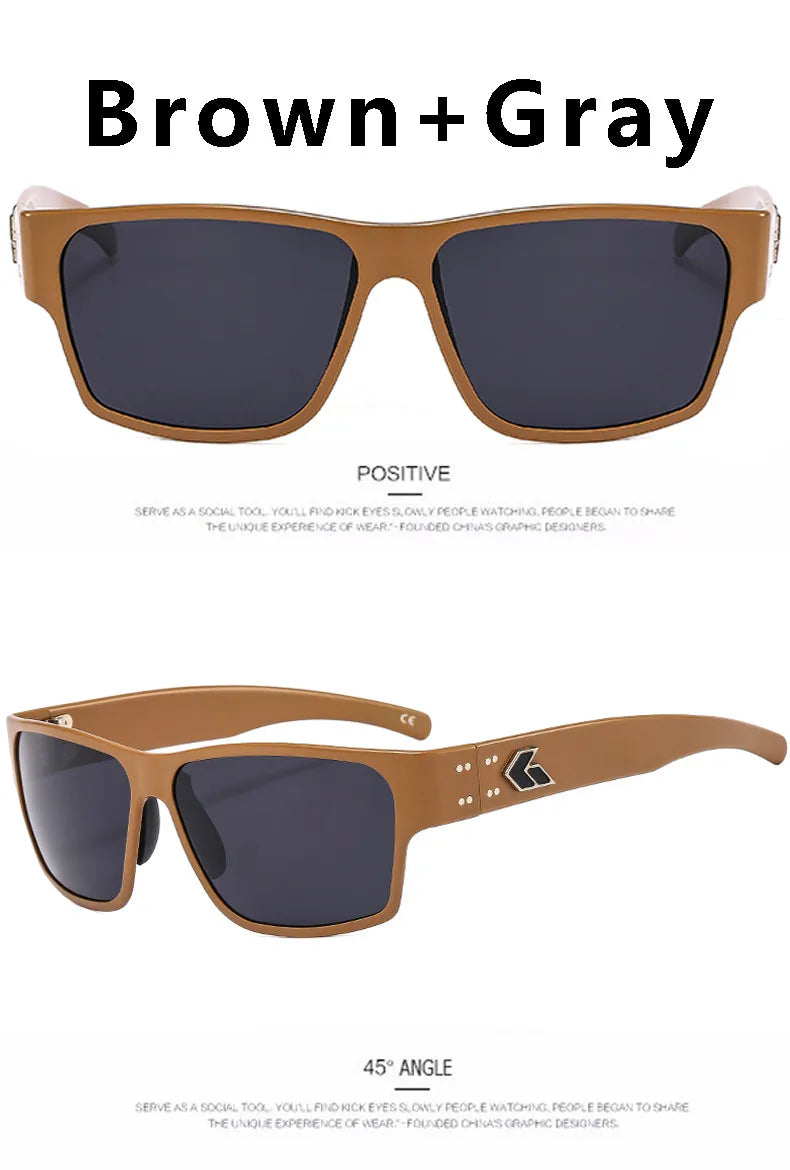DELTA Men’s Polarized Sunglasses — Aluminum Magnesium Driving Glasses with UV400 Protection