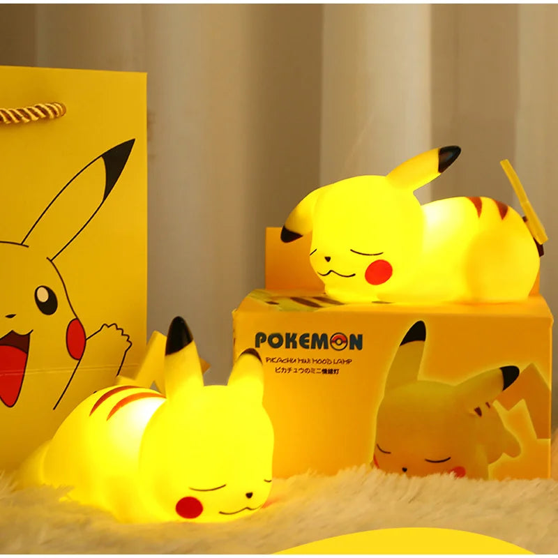 Pokemon Pikachu Night Light – Glowing Bedside Lamp & Cute Toy for Kids’ Birthday or Christmas Gift