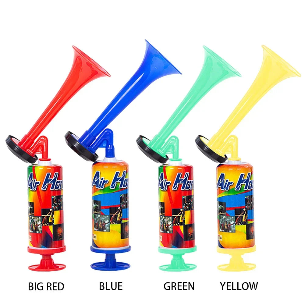 Handheld Air Horn – Loud Mini Pump Horn for Sports Events, Boating, and Birthday Parties