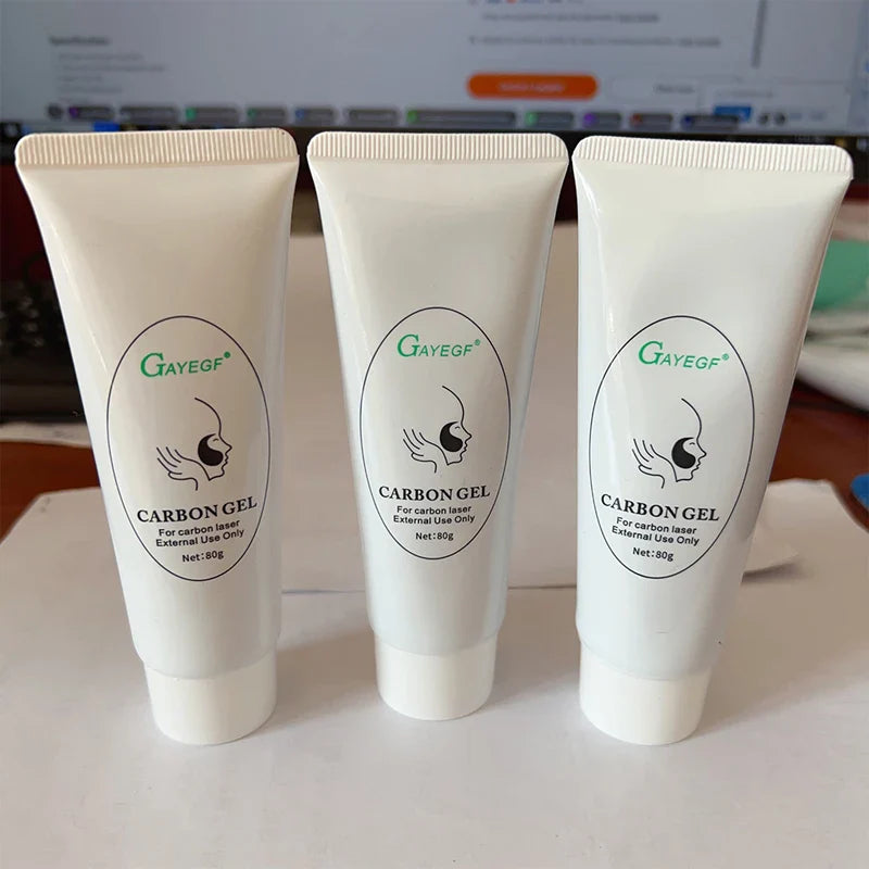 Carbon Cream Black Gel for ND YAG Laser – Skin Peeling, Rejuvenation, Whitening & Deep Cleansing Face Cream