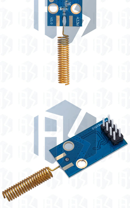 CC1101 Wireless Module - 10mW, 433MHZ/868MHZ, Long Distance Transmission 300-1000M with SMA Antenna, Wireless Transceiver