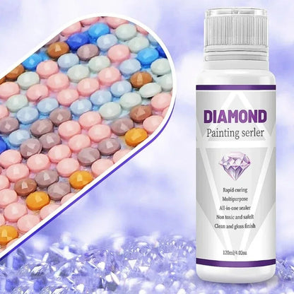 Diamond Painting Sealer – 5D DIY Glue for Permanent Hold, Puzzle Conservation & Diamond Painting Accessories