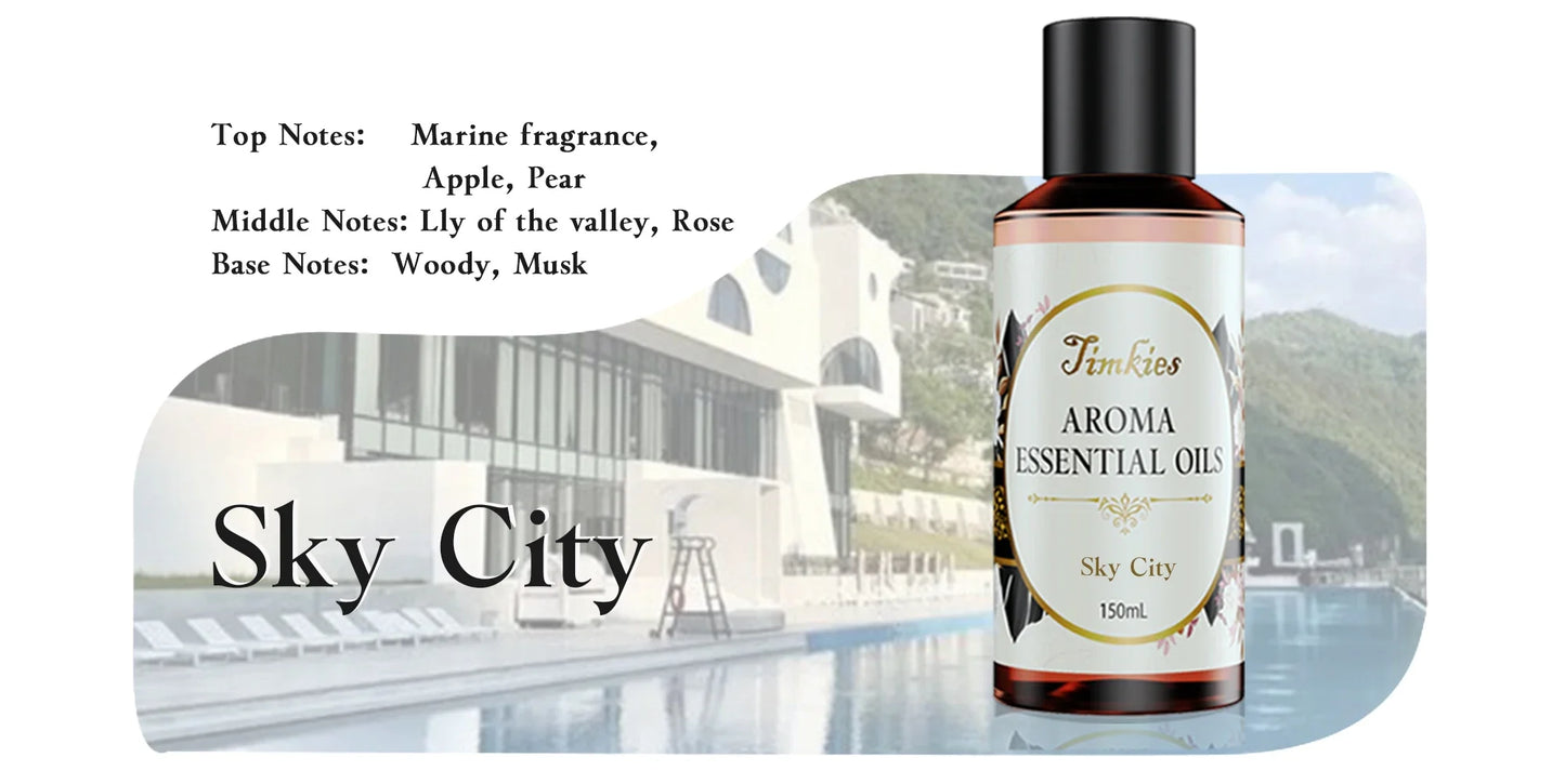150ml Aroma Diffuser Essential Oil - Hotel Scent for Home, Office, SPA, Car & Clubs (Burj Al Arab Fragrance)