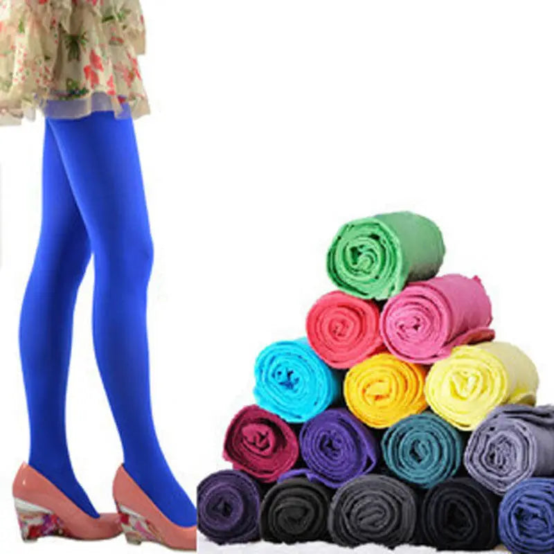 New 120D Black Classic Leggings for Women - Autumn Winter High Elasticity Opaque Footed Pantyhose | Seamless Thick Lady Stockings