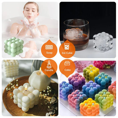 3D Silicone Pastry Mold — French Dessert, Mousse & Cake Baking Pan for Chocolate, Candles, Soap, Fondant, DIY Cake Decoration Tools