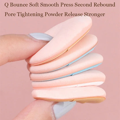 3/10PCS Mini Cosmetic Cushion Puffs – Professional Finger Puffs for Foundation & Concealer Makeup
