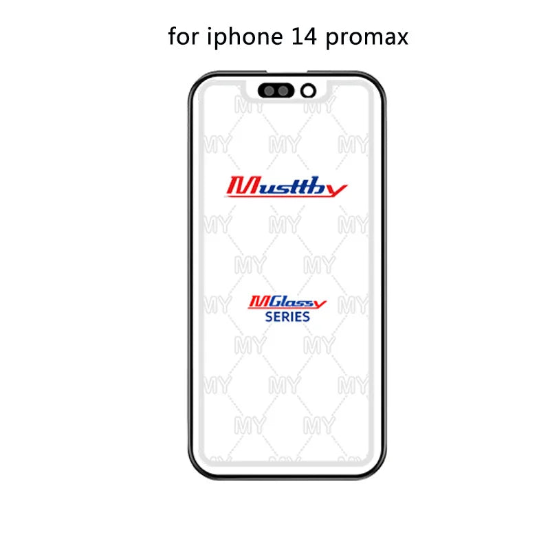 Musttby 5PCS Front Outer Glass + OCA for iPhone — 1:1 Original Touch Screen Repair for iPhone 11/12/13/14 Pro & X/XS Max