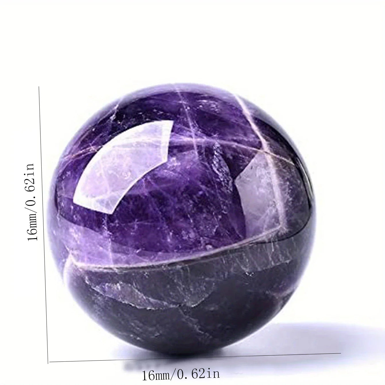 5PCS Natural Amethyst Healing Crystal Gems – Energy Stones for Yoga & Home Decor