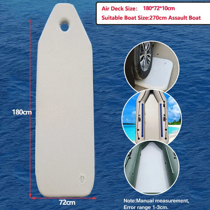 PVC Air Deck Floor Inflatable Boat – 149–294cm Drop Stitch Wear-Resistant Assault & Drifting Speedboat Floor Deck