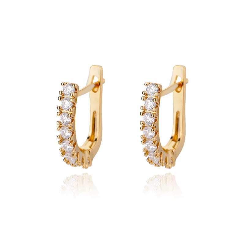 2024 Stainless Steel Square Earrings – Trendy Fashion Jewelry for Women & Girls