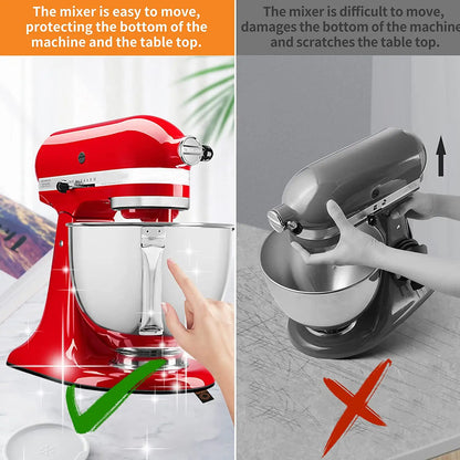 Sliding Mat for KitchenAid Mixer - Mover Slider Pad for Stand Mixers, Compatible Kitchen Appliance Accessory