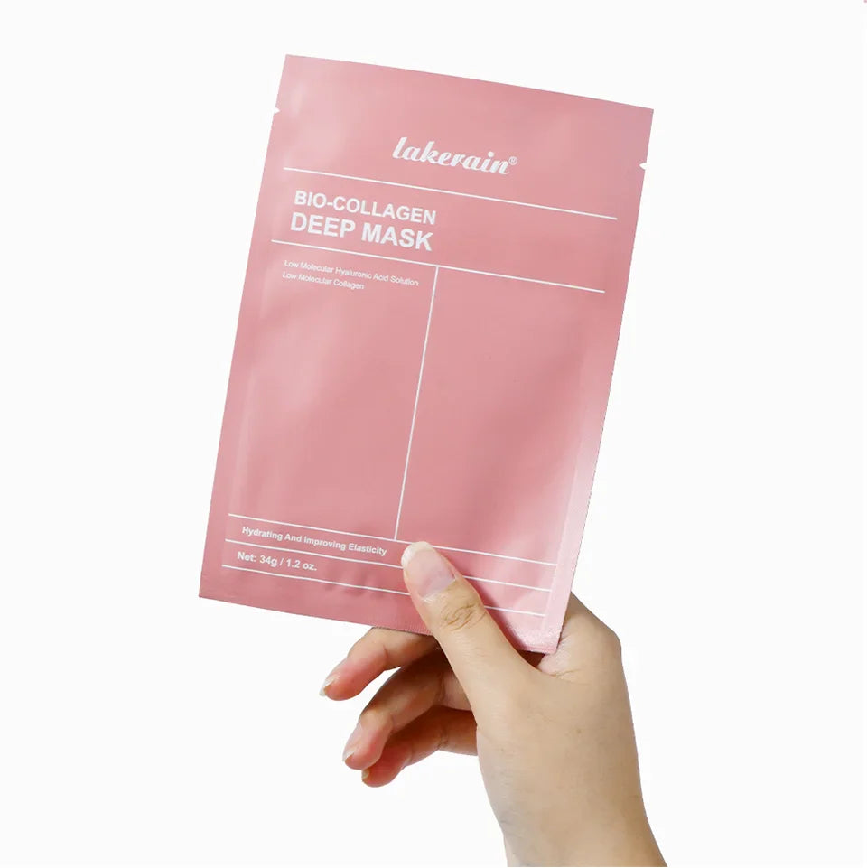 Bio-Collagen Deep Hydrating Hydrogel Mask – Overnight Collagen Mask for Firming & Pore Minimizing