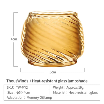 Thous Winds Memory Mini Oil Lamp – Portable Retro Camping Lantern for Hike, Picnic, and Backpacking