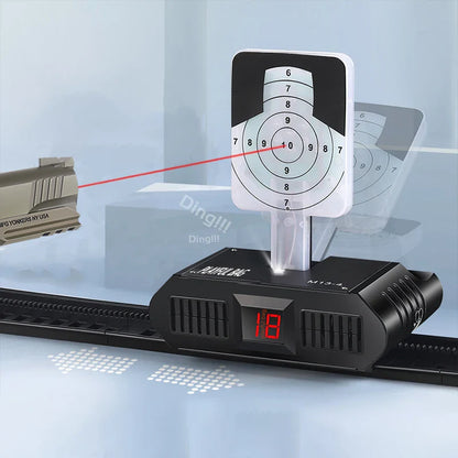 2024 Upgraded Full-Automatic Voice Music Toy Gun with Laser Target & Auto Scorer – Multi-Function Shooting Game