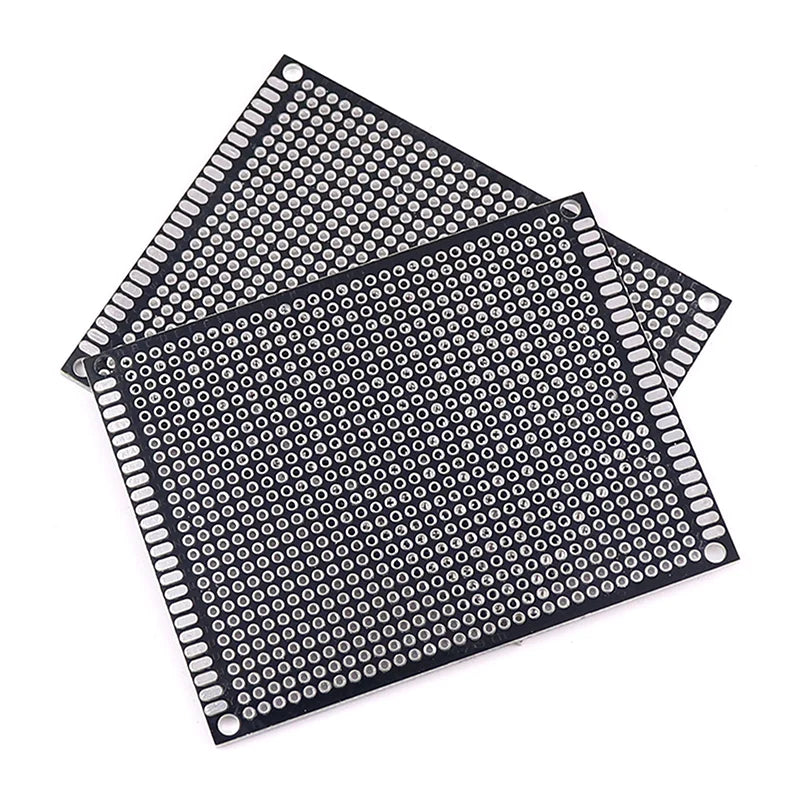 5/10PCS Double-Sided PCB Prototype Boards – Black DIY Circuit Boards 2x8 3x7 4x6 5x7 6x8 7x9cm for Electronics Projects