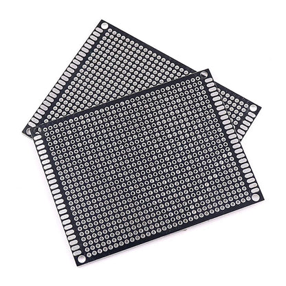 5/10PCS Double-Sided PCB Prototype Boards – Black DIY Circuit Boards 2x8 3x7 4x6 5x7 6x8 7x9cm for Electronics Projects