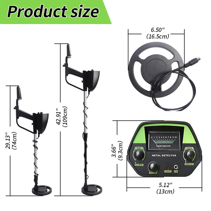 GTX5030H Underground Metal Detector – High-Sensitivity Treasure Hunter for Gold, Coins & Metals
