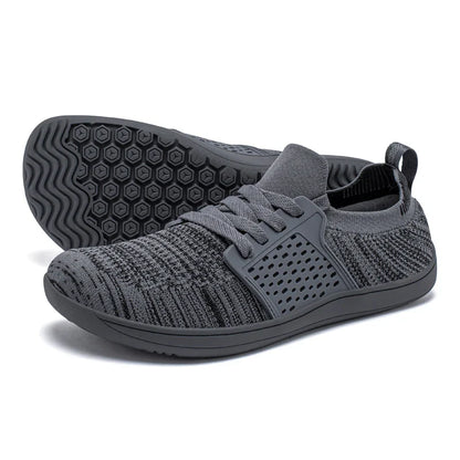 HOBIBEAR Wide Toe Barefoot Shoes – Minimalist Walking Sneakers for Men & Women, Zero Drop Sole, Breathable Mesh