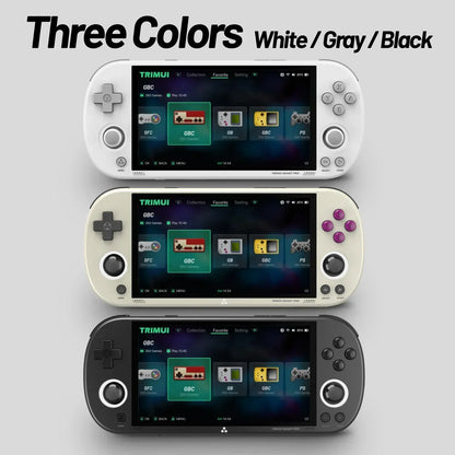 Trimui Smart Pro Handheld Game Console – 4.96'' IPS Screen, Linux System, Joystick & RGB Lighting, Retro Video Game Player Gift