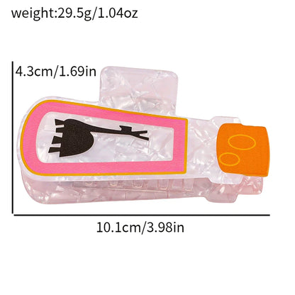 Disney Mini Medicine Bottle Hair Clip - Cute Styling Grip, Cosplay Accessory & Fun Hair Decoration