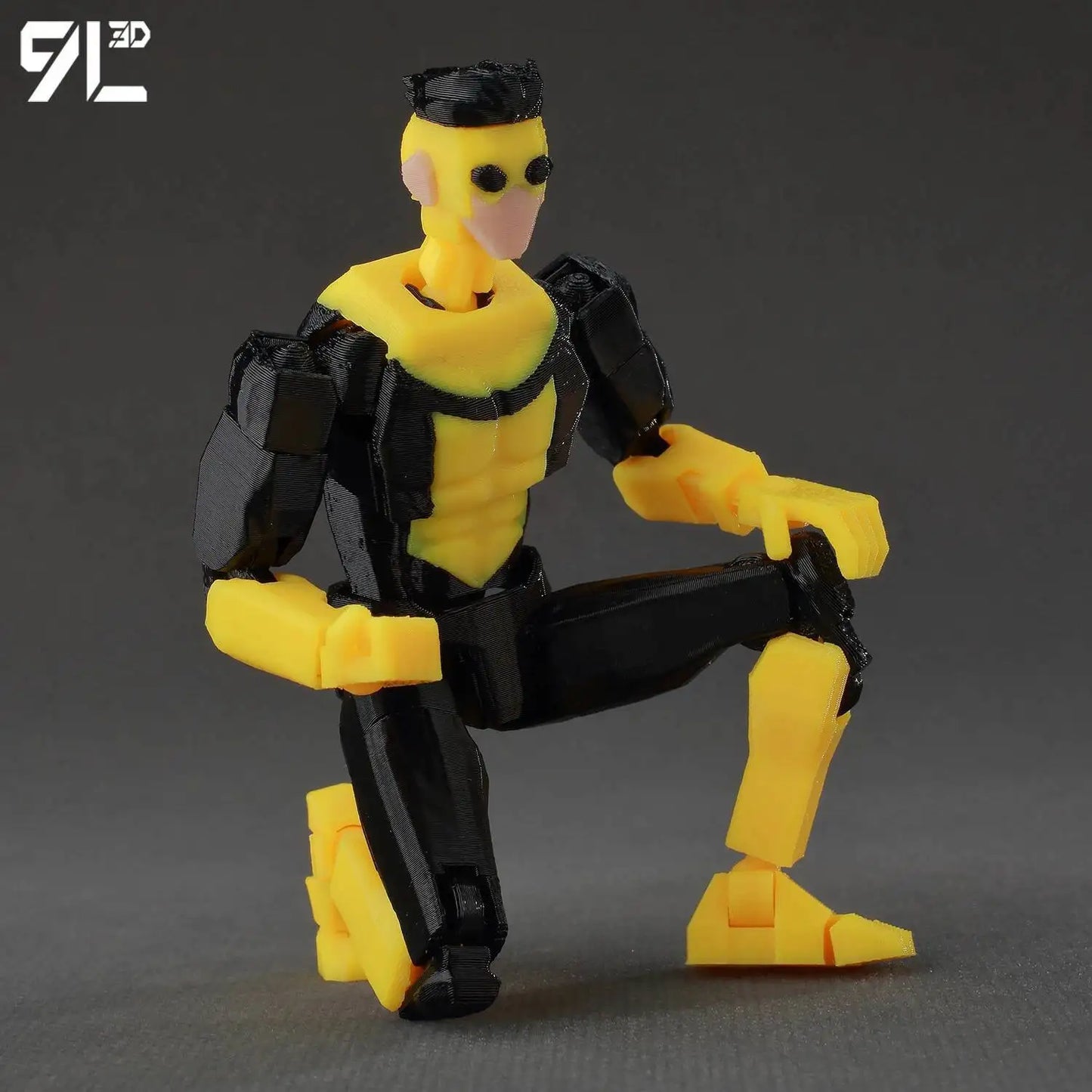 3D Printed Invincible 2.0 Superheroes Action Figures – Multi-Jointed Anime Toy Model Ornaments Gifts