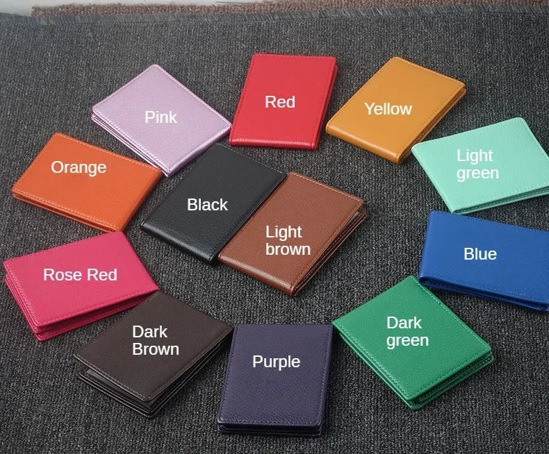 PU Leather Driver License Holder — Car Document Wallet for ID, Pass, Certificate, and Card Storage