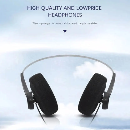 3.5MM Retro Earphones — Nostalgic Wired Headphones for MP3, Walkman & Sports