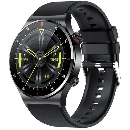 2024 GPS ECG+PPG Smartwatch for Men — Bluetooth Call Sports Bracelet with NFC, Waterproof, Custom Watch Face for iOS & Android
