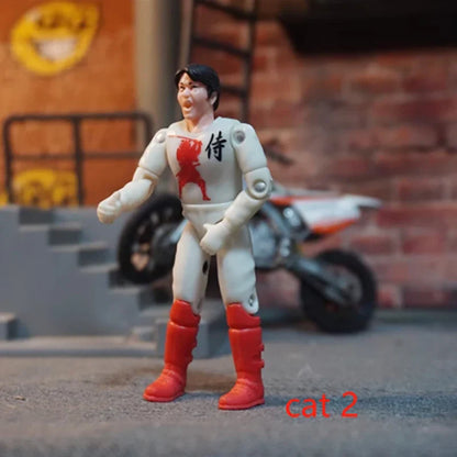 3.75-Inch Male Soldier Motorcycle Driver Figure – 1:18 Scale Off-Road Racer Collectible Model & Static Ornament