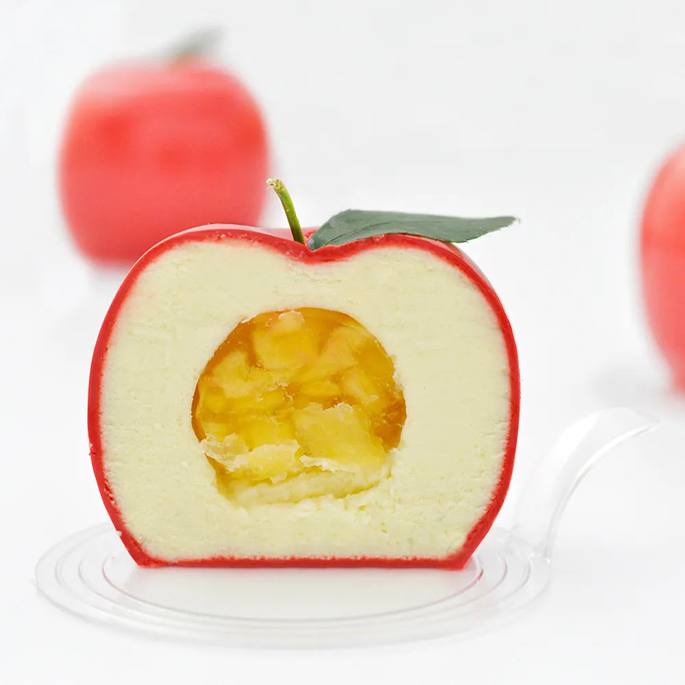3D Fruit Silicone Mold for Pastry Desserts - Apple, Pear, Peach, Lemon, Cherry, Strawberry Baking Cake Mold