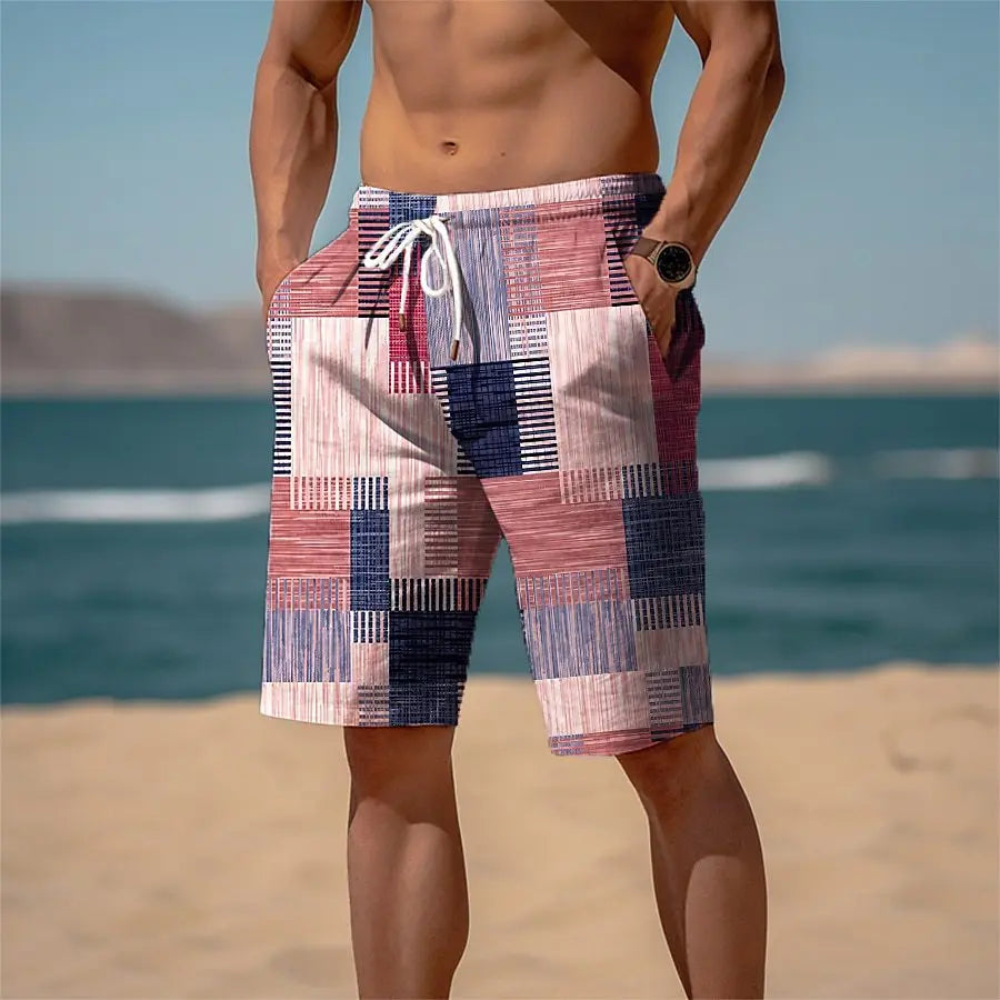 3D Anime Board Shorts - Quick-Dry Unisex Beach & Swimming Shorts for Men and Women