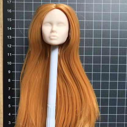 Poppy Blank Face Doll Heads — 1/6 DIY Crafting Parts in Super White, Coffee, Pink & Beige Skin for Doll Making