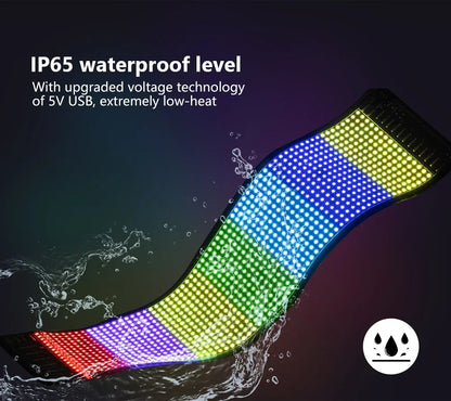 LED Matrix Pixel Panel – Scrolling Bright Advertising Sign with Flexible USB & Bluetooth App Control