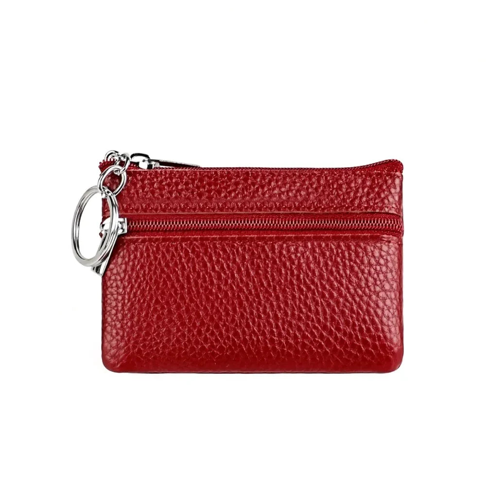 Mini PU Leather Coin & Card Holder Wallet – Luxury Pocket Change Purse Pouch for Men & Women 💼✨