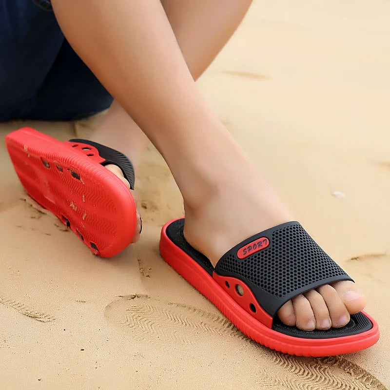 Men’s Casual One-Strap Slide Sandals – Lightweight Beach & Everyday Comfort Slip-On Shoes for Relaxed Wear