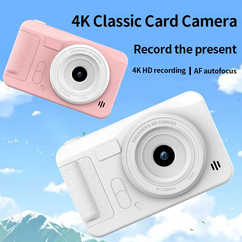 4K Digital Camera 44MP – HD Travel & Selfie Camera for Students, Entry-Level Compact Photography Camera