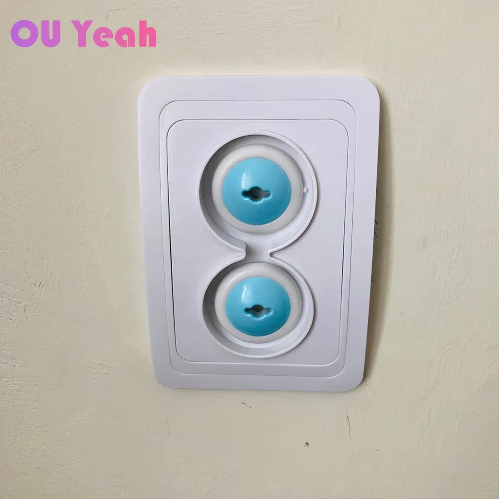 Child Safety Electric Socket Cover — Russian/EU Two-Phase Plug Protector for Baby and Kids Safety