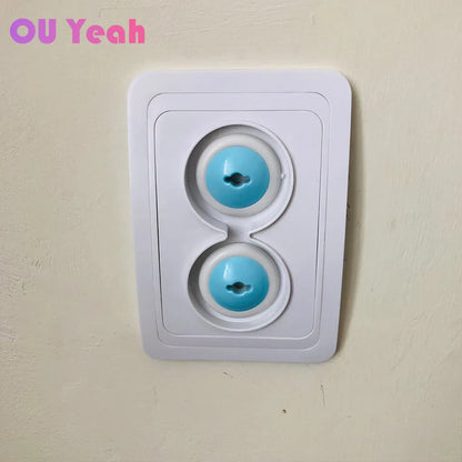 Child Safety Electric Socket Cover — Russian/EU Two-Phase Plug Protector for Baby and Kids Safety