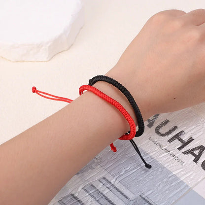 2/10PCS Lucky Red Rope Evil Eye Bracelets – Handmade Protective Wristbands for Men & Women