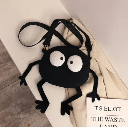 Personalized Canvas Small Shoulder Bag – Trendy Korean Style Crossbody Bag for Young Women Students