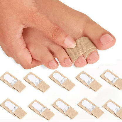 Toe & Finger Straightener Tape – Hammer Toe, Hallux Valgus Corrector Bandage with Separator Splint Wraps, Foot Care Supply