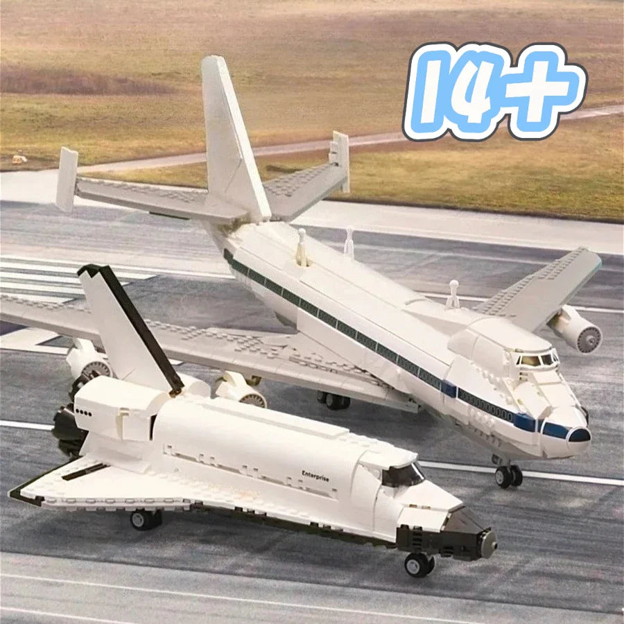 2025 ICONS Shuttle Carrier Aircraft Model – 10,360 DIY Building Blocks Bricks Toy for Kids, Creative Home Decor & Christmas Gift