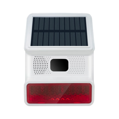 IP65 Waterproof Wireless Solar Strobe Siren Alarm – 433MHz Security for WiFi & GSM Home Alarm System